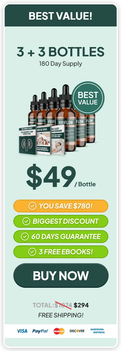 ViriFlow  6 Bottle Price